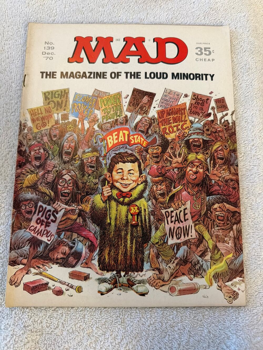 MAD Magazine #139 Dec 1970 Loud Minority Norman Mingo Alfred E Neuman Vintage